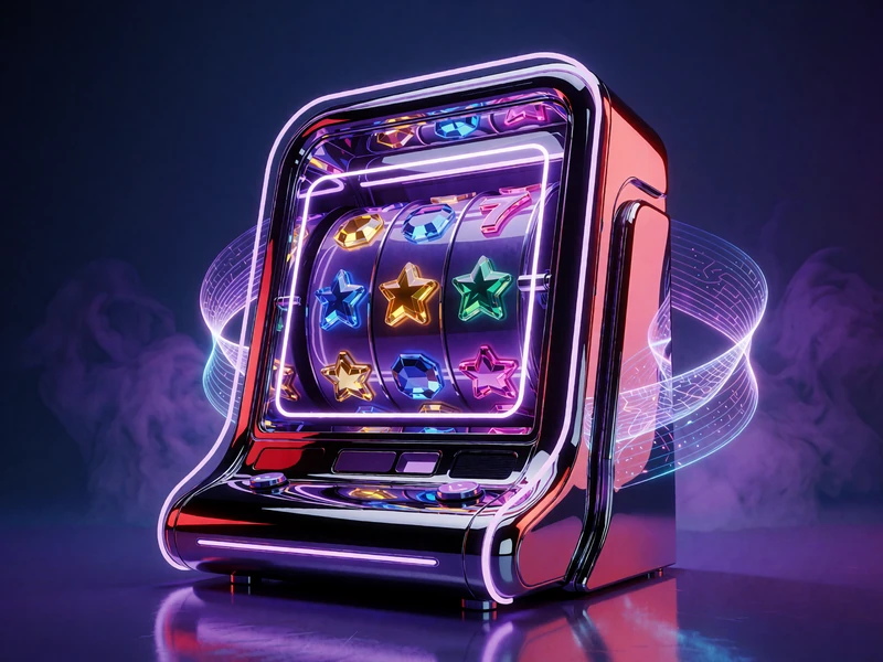 Futurystyczny fioletowy automat online z neonową obudową - nowości w katalogu OnlySpins Casino
